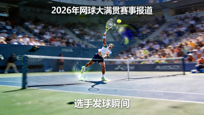 2026年网球大满贯赛事报道：选手发球瞬间